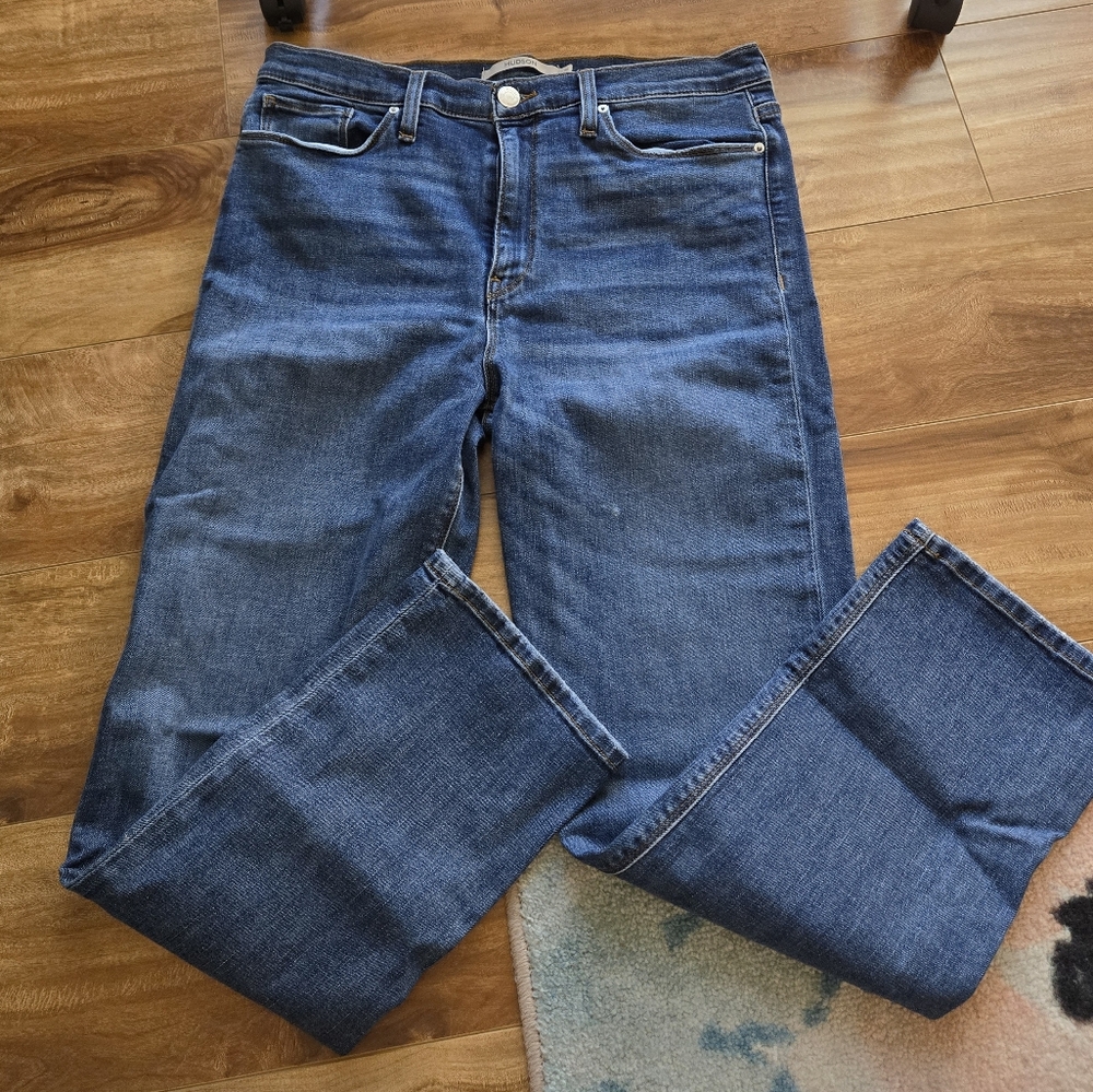 Worn Once! Hudson Barabara Jeans, Size 32